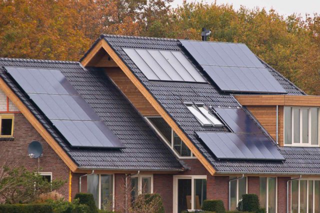 Strip Mall Solar Panel Installation
